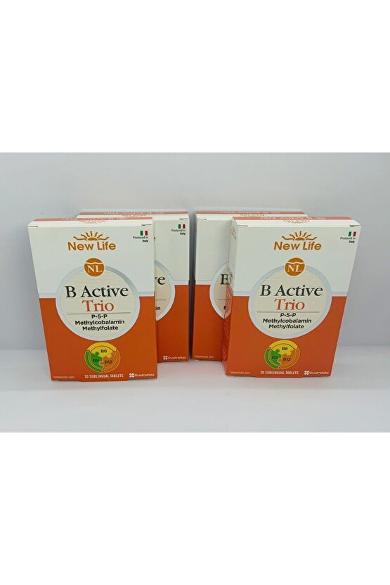 B Active Trio Dil Altı 30 Tablet 4 Adet