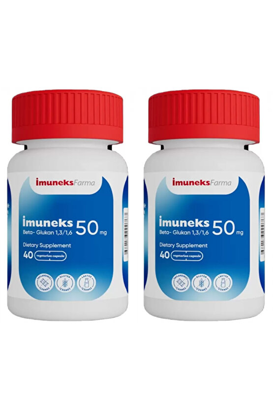 İmuneks 50 mg 40 Kapsül 2Lİ