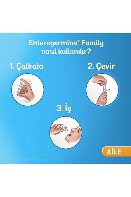 Family 5 ml x 20 Flakon + Enterogermina Kids 5 ml 20 Flakon