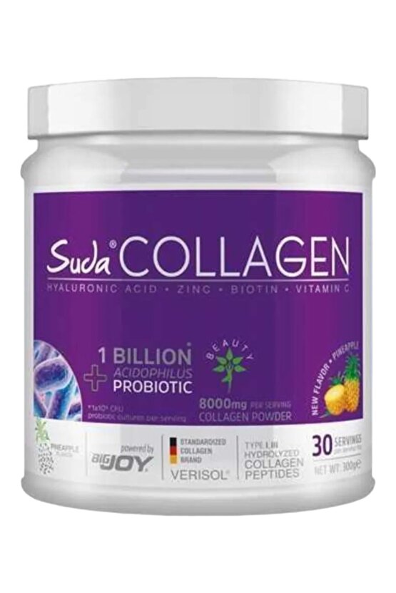 Double Beauty Ananas Aromalı Kolajen 300g+Suda Beauty- All Day Care Yüz Kremi 50ml