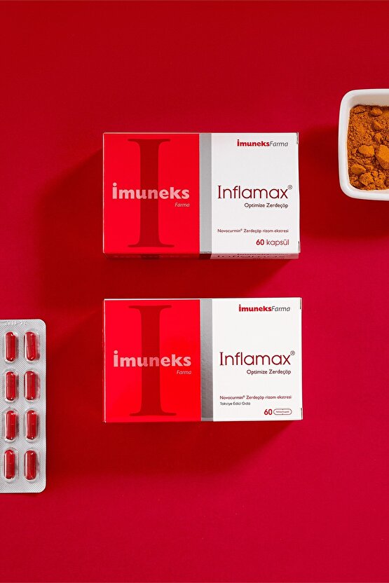 Inflamax® Optimize Zerdeçöp Takviye Edici Gıda x 2 Adet
