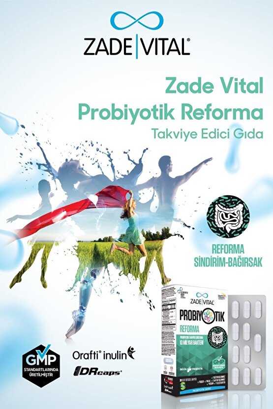 Probiyotik Reforma Takviye Edici Gıda 30 Bitkisel Kapsül