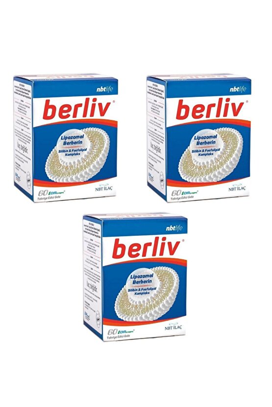Berliv Lipozamal Berberin 60 Kapsül X3