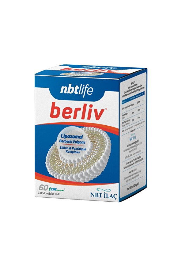 Berliv Lipozamal Berberin 60 Kapsül