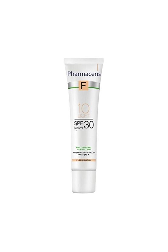 Mineral Mattifyıng Fluid Dermo Foundation Spf30 10 Light 30 ml