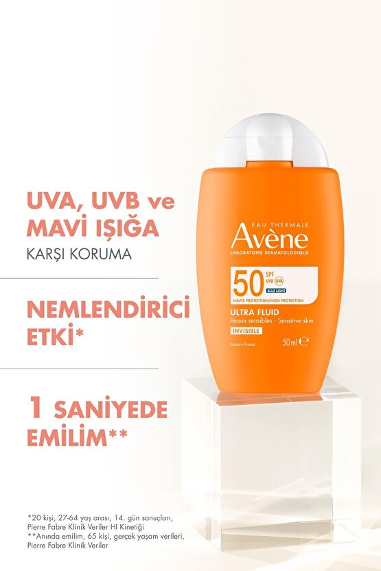Ultra Fluid Invisible SPF50 Normal ve Karma Ciltler İçin Güneş Kremi 50 ml