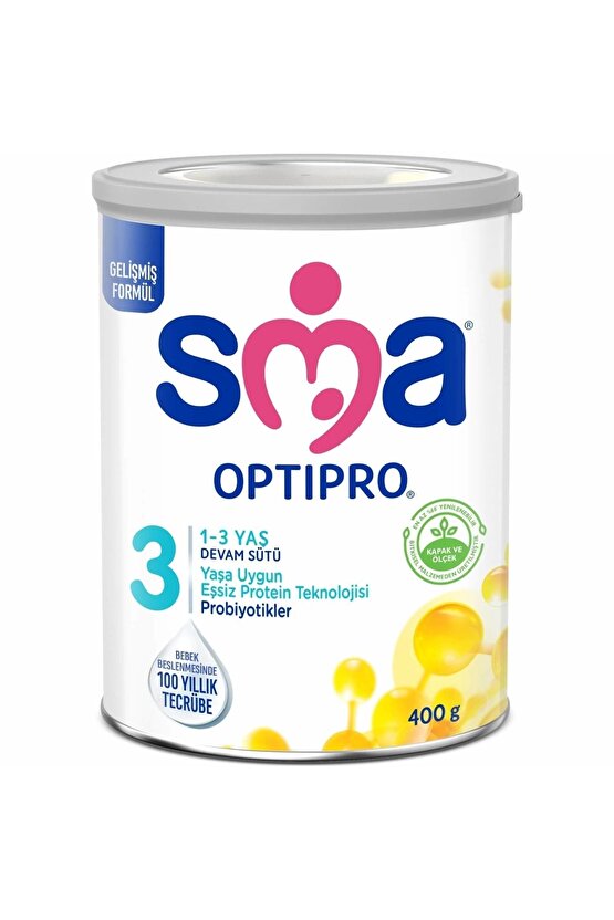 Optipro Probiyotik 3 Bebek Devam Sütü 1-3 Yaş 400gr