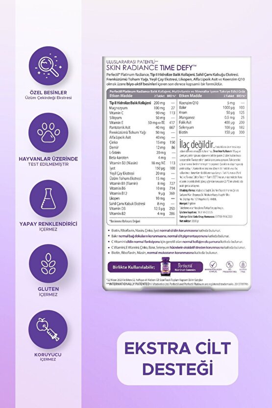 Perfectil Platinium Radiance 60 Tablet