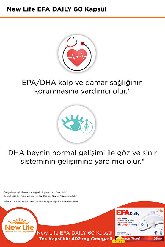 Efa Daily 60 Kapsül