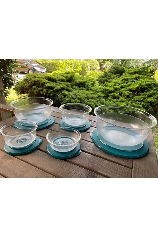 Kristalin 5li Saklama Ve Servis Kabı