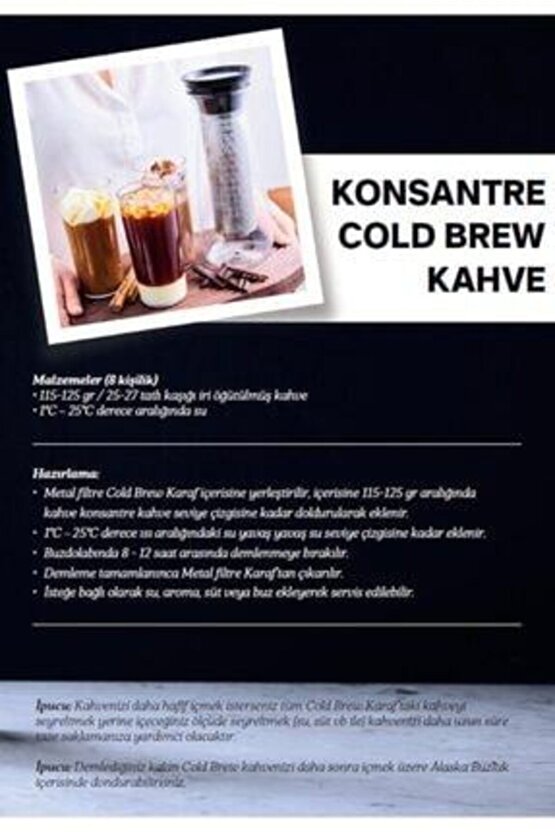 Soğuk Kahve Karafı 2bardaklı