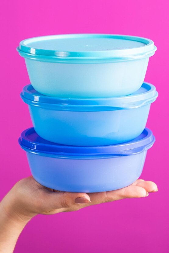 Saklama Ve Servis Küçük Kap 3lü Set 600 ml