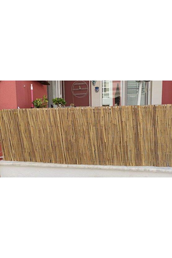 Doğal kamış hasır 50cm x 2metre doğal bambu çit,balkon çiti,gögelik