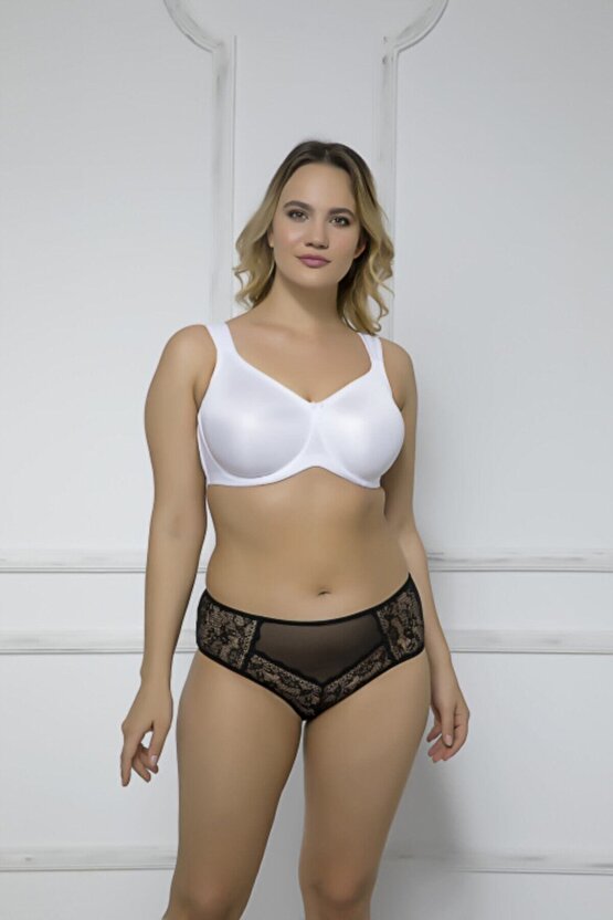 Kadın Beyaz  Cotton Toparlayıcı Sütyen 2117