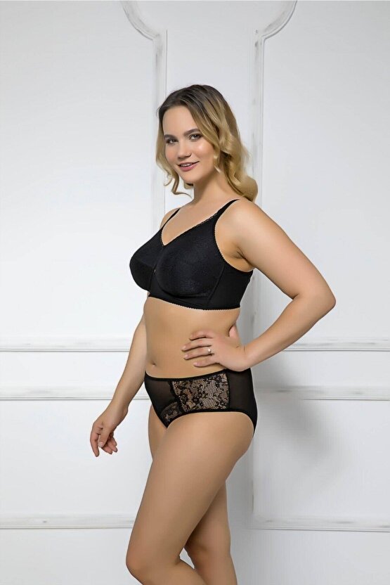 2168 Toparlayıcı 2 Beden Küçülten Balensiz Sütyen Siyah