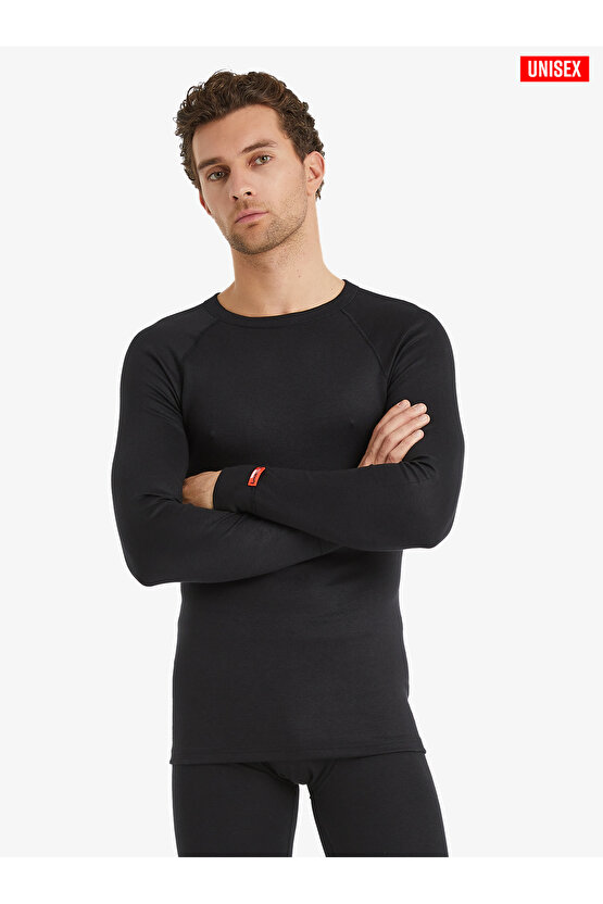 Unisex Termal Tişört 2. Seviye 9259 - Siyah