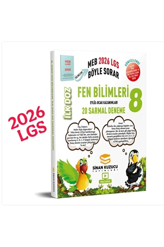 8. Sınıf | İlk Doz Sarmal Branş Denemeleri FEN BİLİMLERİ ( 2026 LGS )