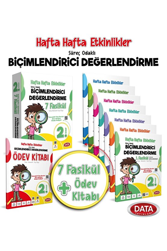 2.SINIF BİÇİMLENDİRİCİ DEĞERLENDİRME HAFTA HAFTA DERGİ SETİ