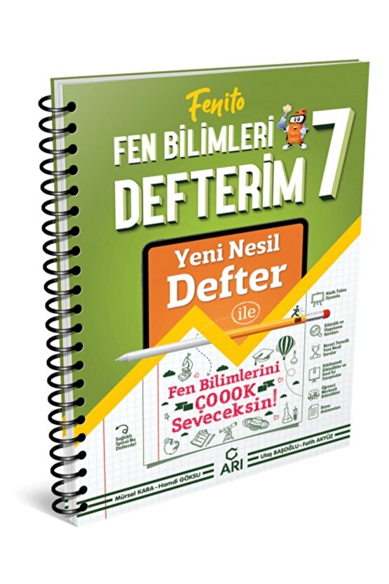 Arı Yayınları 7. Sınıf Fenito Fen Bilimleri Defterim