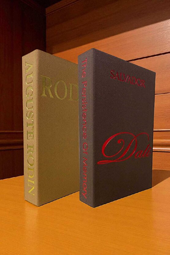 2’li Kumaş Kaplı Kitap Görünümlü Dekoratif Kutu | Hediye & Takı Kutusu