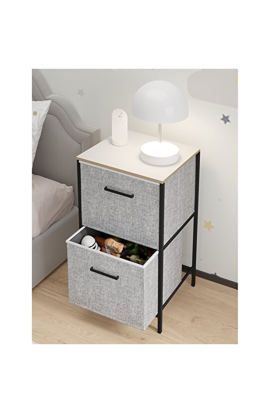 Çocuk 2 Çekmeceli Orta Boy Komodin Sehpa