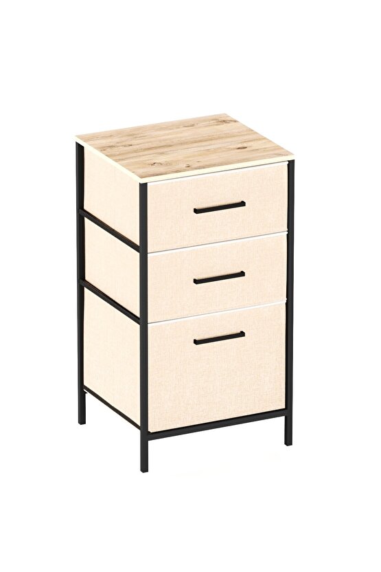 Çocuk 3 Çekmeceli Orta Boy Komodin Sehpa