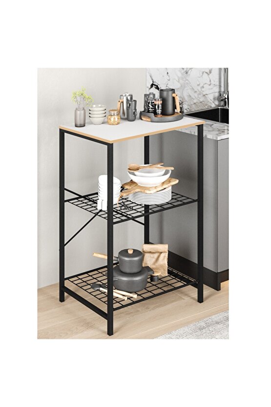 Çok Amaçlı Mutfak Rafı Bangosu Masa Dar