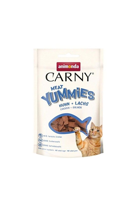 Carny Meat Tavuk ve Somonlu Kedi Ödül Maması 50 Gr