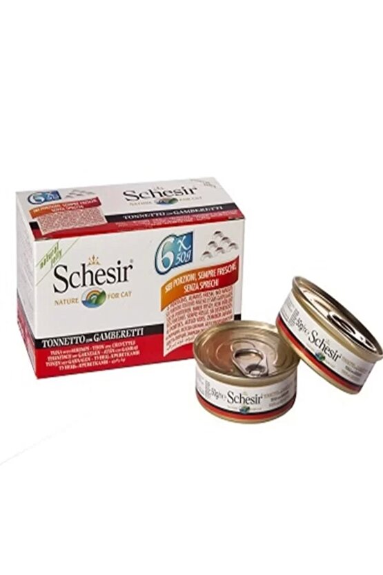 Multipack Prawns Konserve Kedi Maması 6x50 Gr