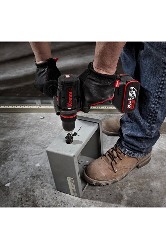 Kress Kuc35.91 20volt Kömürsüz Profesyonel Şarjlı Darbeli Matkap (AKÜ DAHİL DEĞİLDİR)