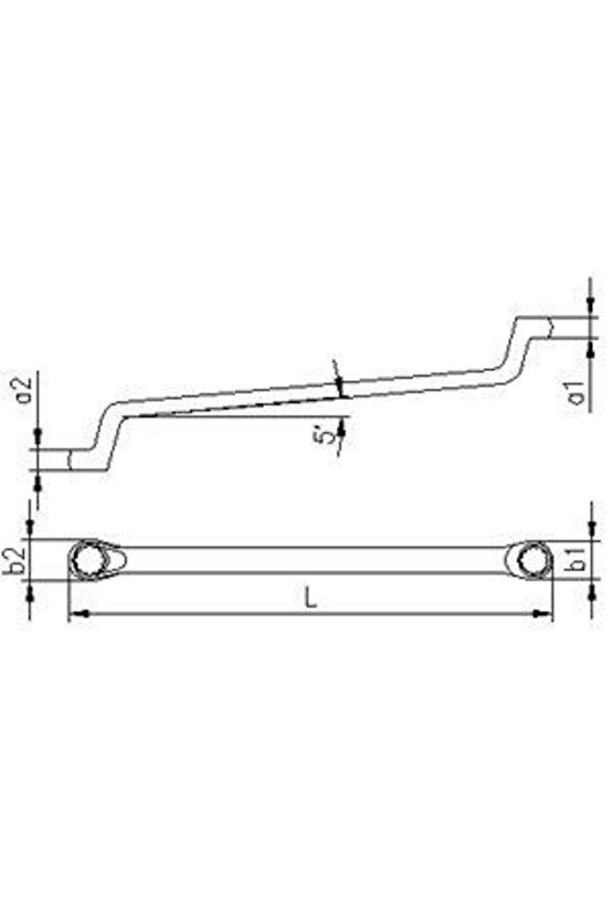 Yıldız Anahtar 25x28 mm (0430 03 2528)
