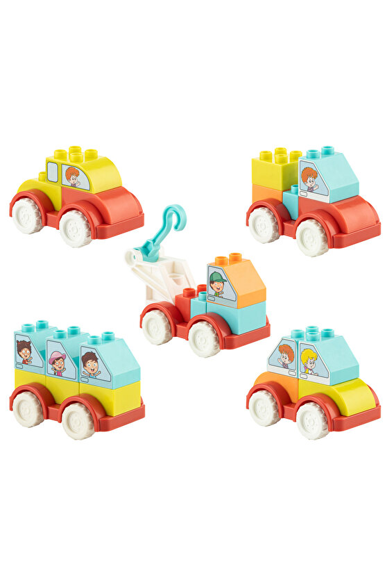 Creative Blok 20 Parça Araç Seti - Slide Blocks - Lego Oyuncakları - Yaratıcı Top Oyunu - Creative L