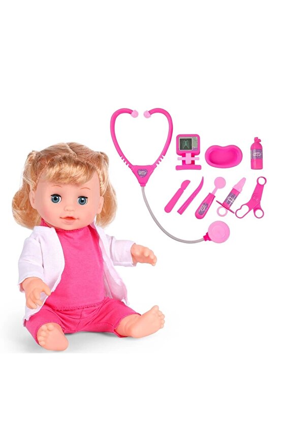 Maide Doktor Bebek - Türkçe Konuşan Maide Et Bebek - Konuşan Bebek - Maide Bebek - Hemşire Et Bebek