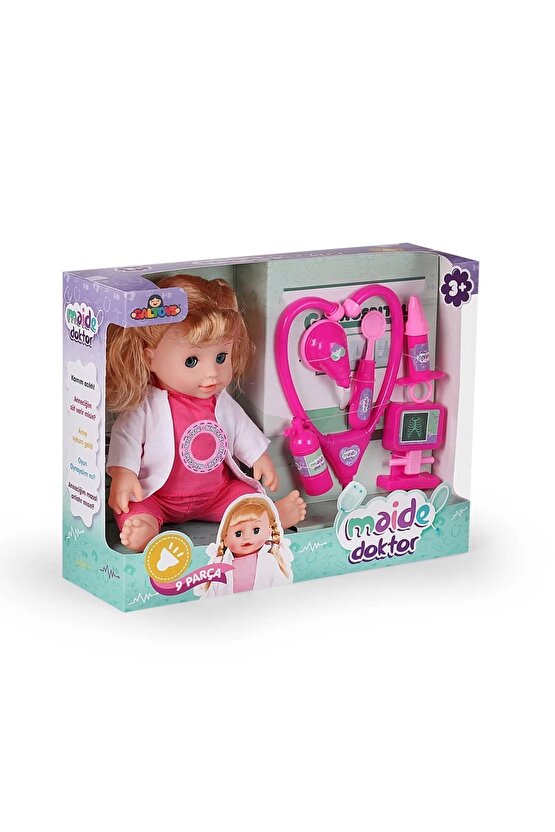 Maide Doktor Bebek - Türkçe Konuşan Maide Et Bebek - Konuşan Bebek - Maide Bebek - Hemşire Et Bebek