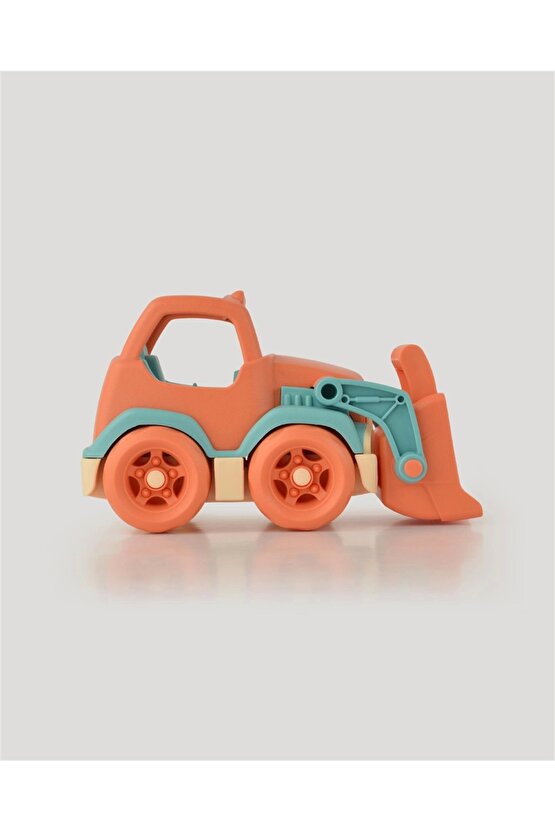 Lüx Somon Minik Kepçe - Plastik Kepçe - Kırılmaz Oyuncak - Kırılmaz Kepçe Dozer - Kepçe Dozer Setler