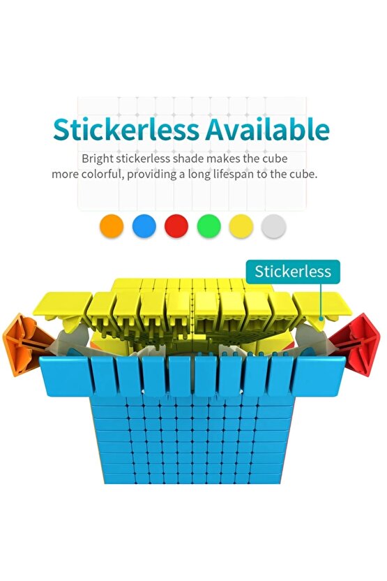 Orijinal Moyu Meilong 10x10 Küp - Moyu Speed Cube - Moyu 10x10 Zeka Küpü - Zeka Küpü - Rubik Küp