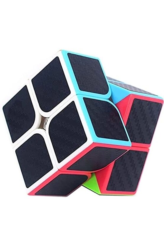 Orijinal MoYu Fiber Karbon 2x2 Küp - Moyu Speed Cube - Moyu Fiber Karbon 2x2 Zeka Küpü - Zeka Küpü -