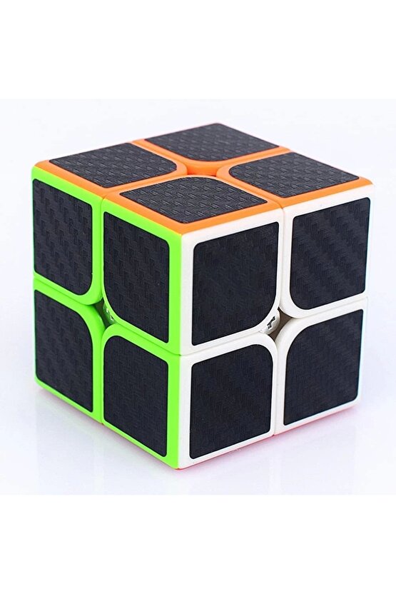 Orijinal MoYu Fiber Karbon 2x2 Küp - Moyu Speed Cube - Moyu Fiber Karbon 2x2 Zeka Küpü - Zeka Küpü -
