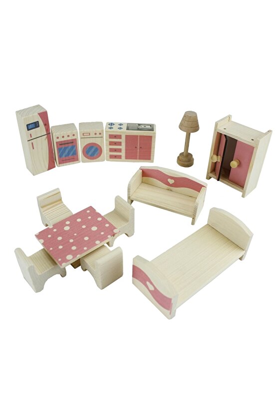 Doğal Ahşap Oyun Evi - Ahşap Tatil Evi - Merdivenli Oyun Evi - Ahşap Ev - Ahşap Oyun Evi