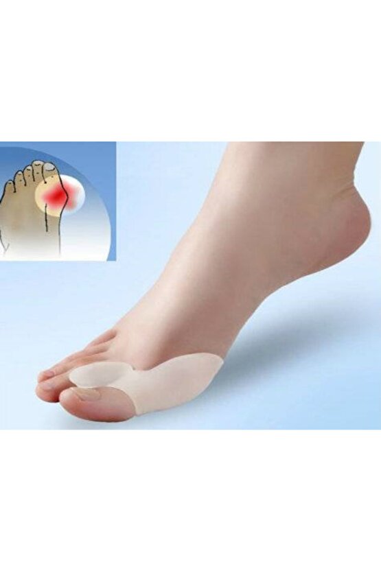 Ayak Bunyon Bunion Koruyucu Makaralı Ayak Başparmak Çıkıntı Önleyici 2 Li Set