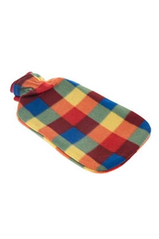 Ekose Desenli Polarlı Sıcak Su Torbası 2 Lt