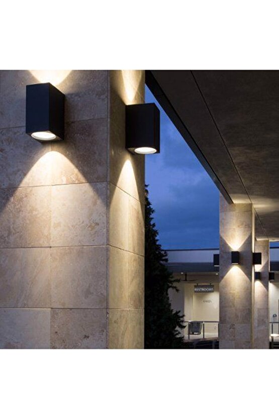 Elektrikle Çalışır, 10 Watt Kendinden Ledli, 4200 Kelvin (Ilık Beyaz Işık) İç ve Dış Mekan Led Aplik