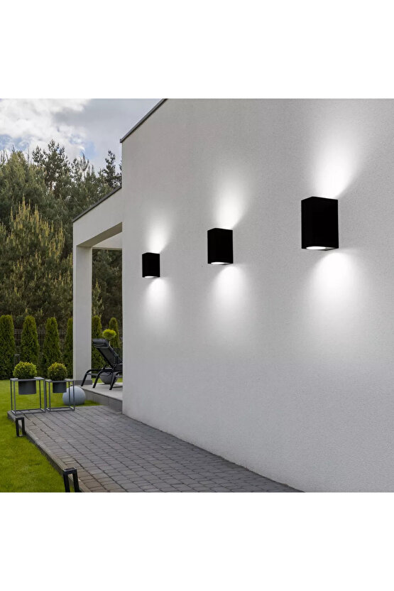 Elektrikle Çalışır, 10 Watt Kendinden Ledli, 4200 Kelvin (Ilık Beyaz Işık) İç ve Dış Mekan Led Aplik