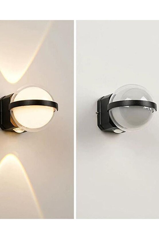 12 Watt, 3200K, 3 Işık Yönlü, Elektrikle Çalışır, Modern Tasarım İç ve Dış Mekan Aplik, Led Aplik