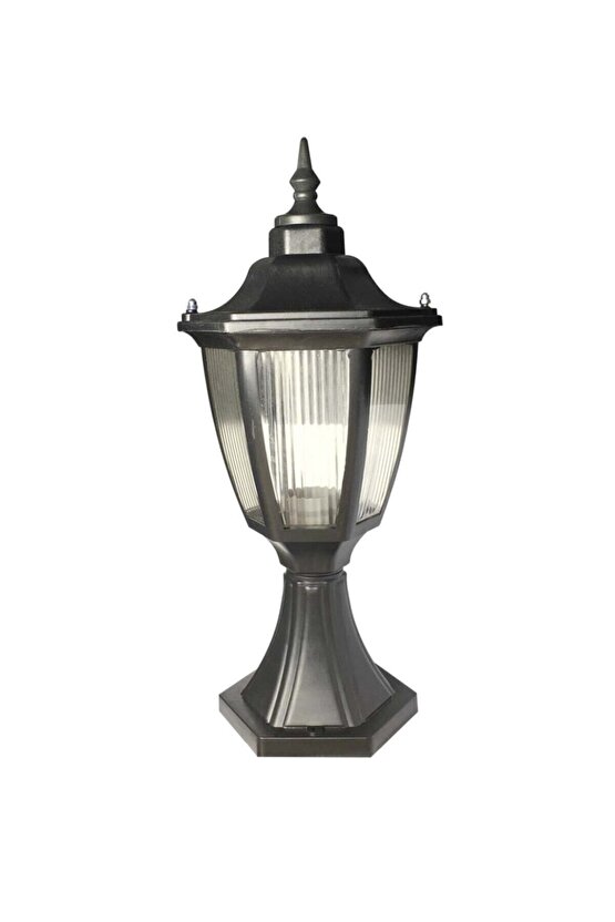 232lamp Set Üstü Altıgen Plastik Fener Bahçe Aydınlatma E-27 Duy Tipi Ip44
