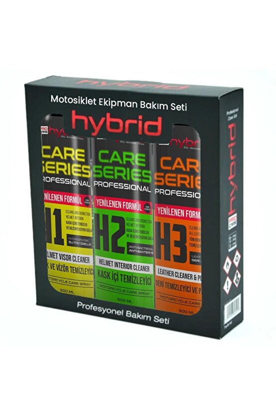Hybrid Profesyonel Motosiklet Bakım Seti 3 Lü