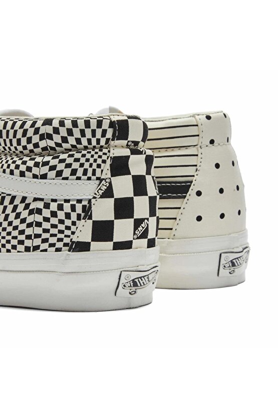 Unisex Sk8-Mid Reissue 83 Lx Pattern Clash Marshmallow Beyaz Sneaker