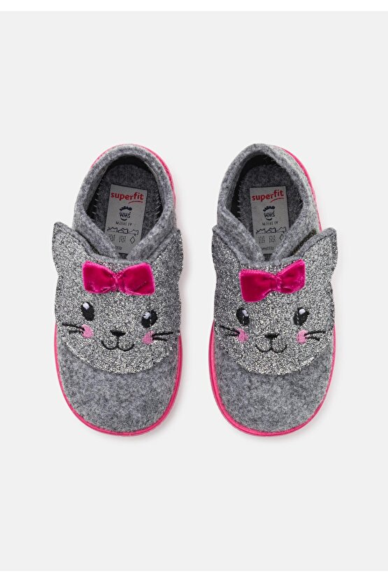 Happy Octi Keçe Panduf Gri Sim