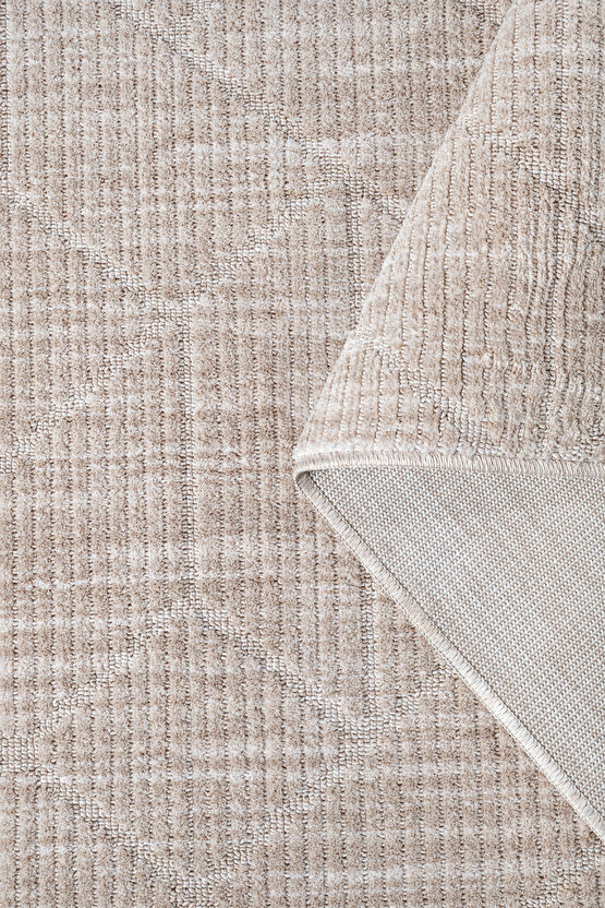 Yalın Bukle Salon Halısı Hav Vermez Mutfak Halısı Çocuk Odası Halısı Koridor 5579 BEJ