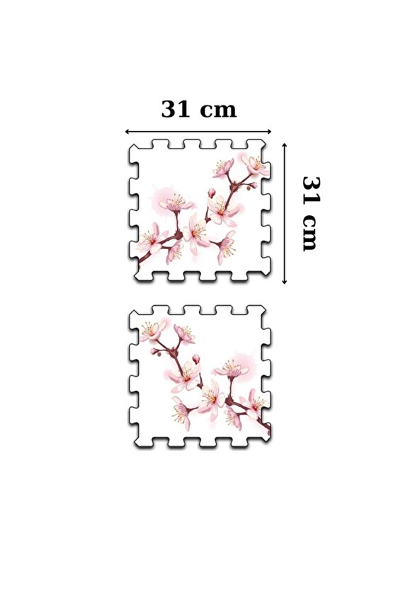 Dekoratif Yumuşak Modern Salon Halısı Ths5 | Yapboz Halı | Puzzle Halı